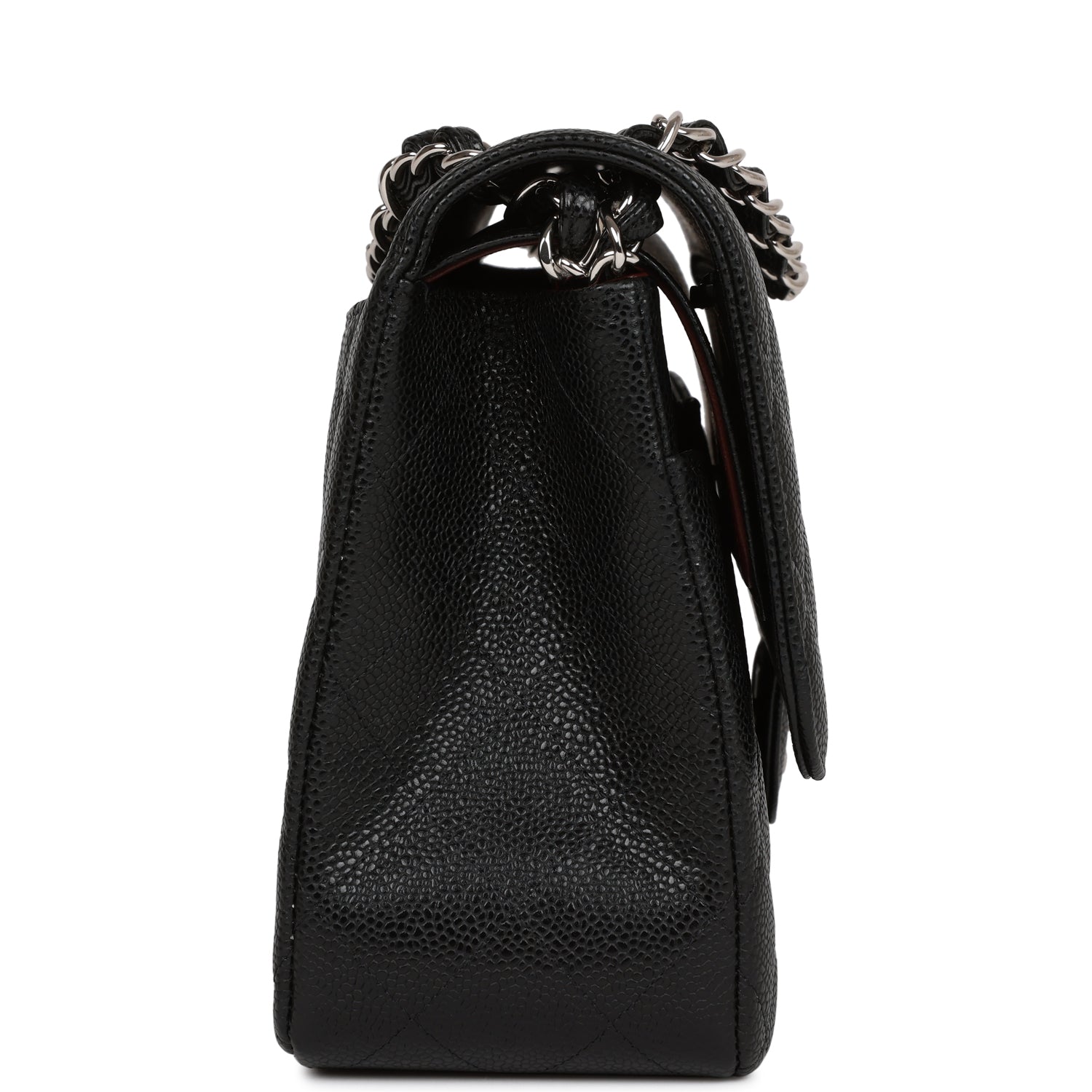 Chanel Jumbo Classic Double Flap Bag Black Caviar SiLouis Vuittoner Hardware