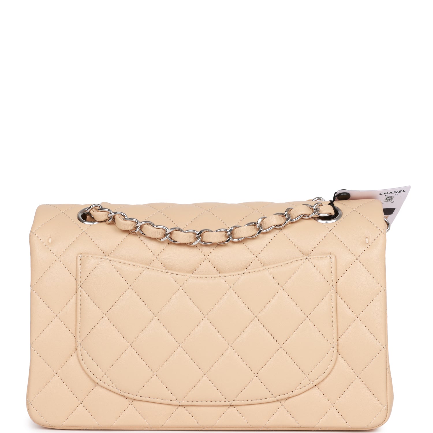 Chanel Small Classic Double Flap Beige Lambskin SiLouis Vuittoner Hardware