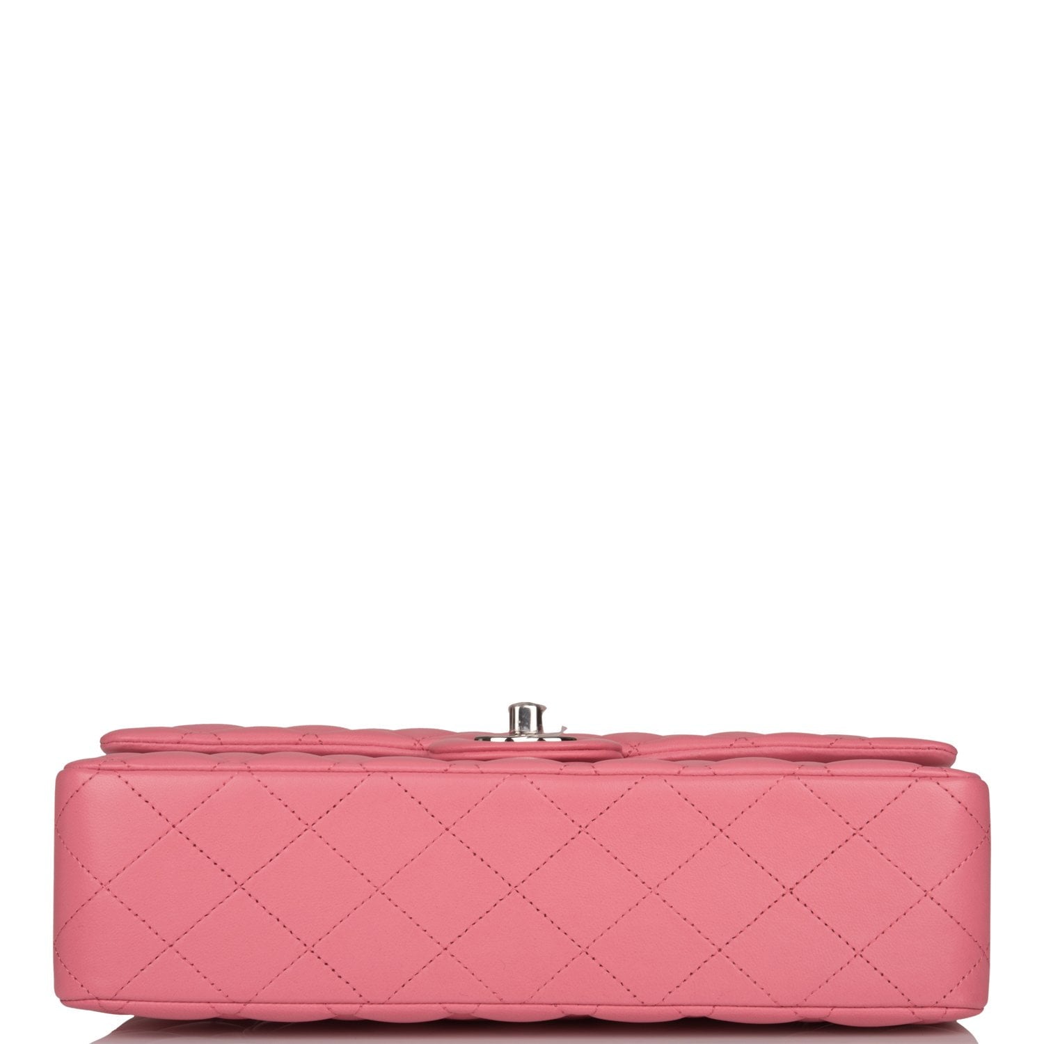 Chanel Medium Classic Double Flap Bag Rose Quilted Lambskin SiLouis Vuittoner Hardware