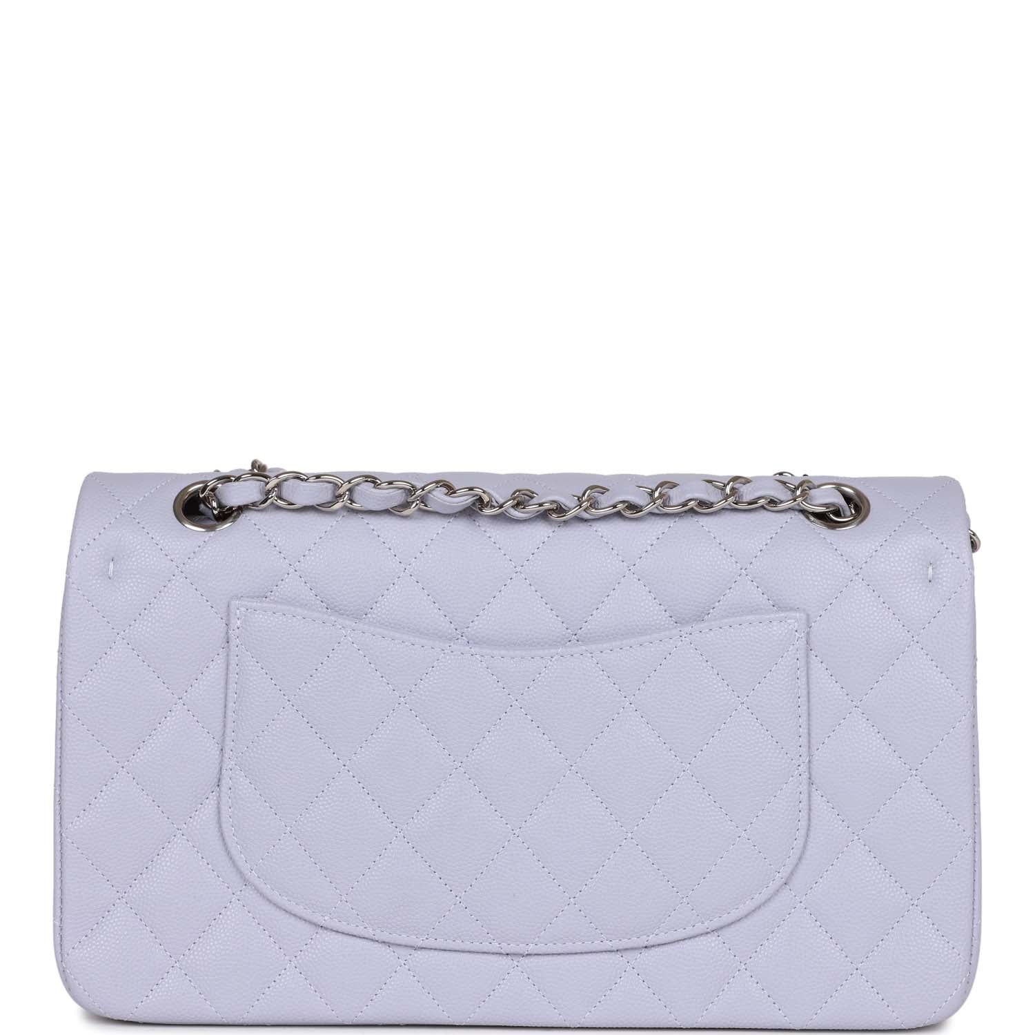 Chanel Medium Classic Double Flap Light Purple Caviar SiLouis Vuittoner Hardware