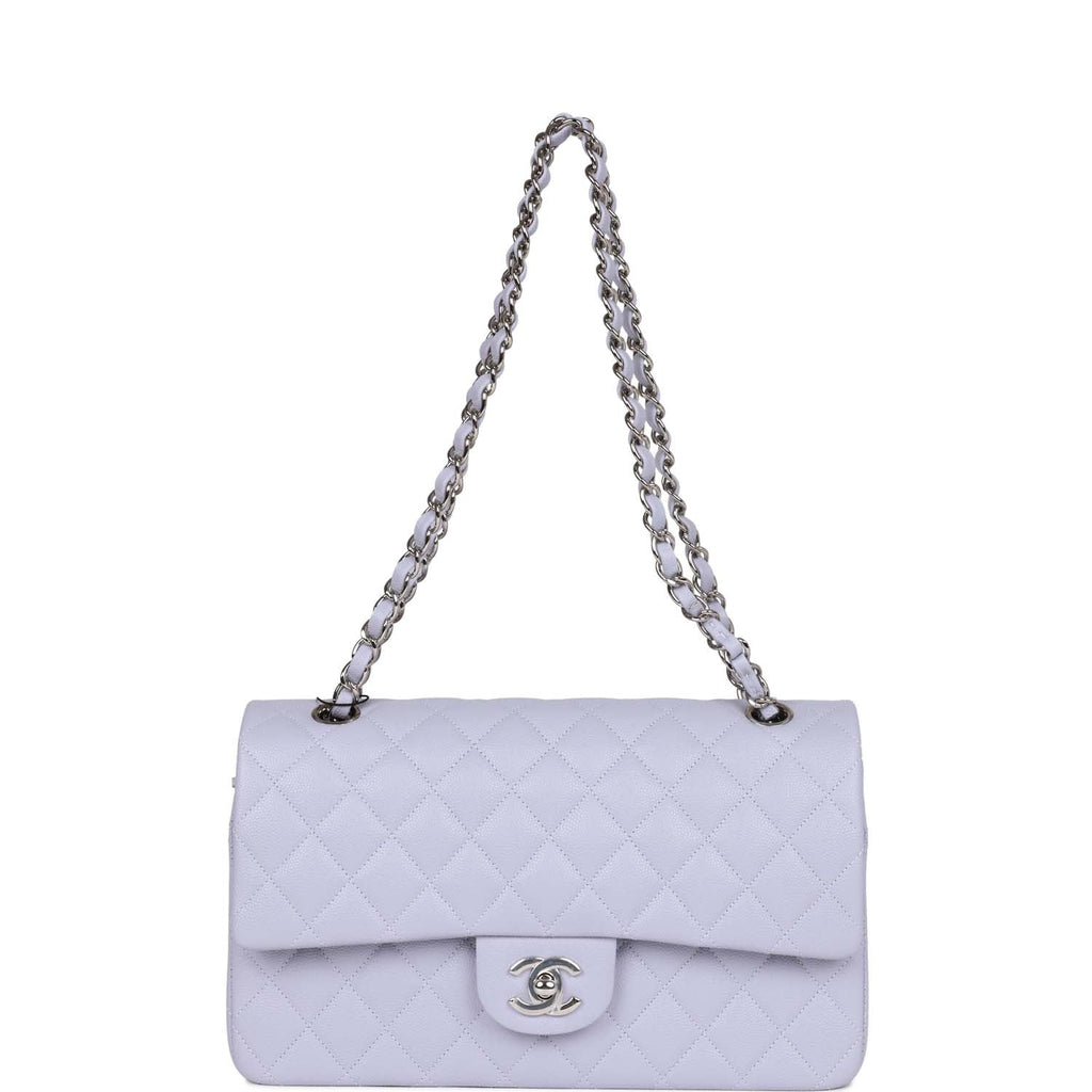 Chanel Medium Classic Double Flap Light Purple Caviar SiLouis Vuittoner Hardware