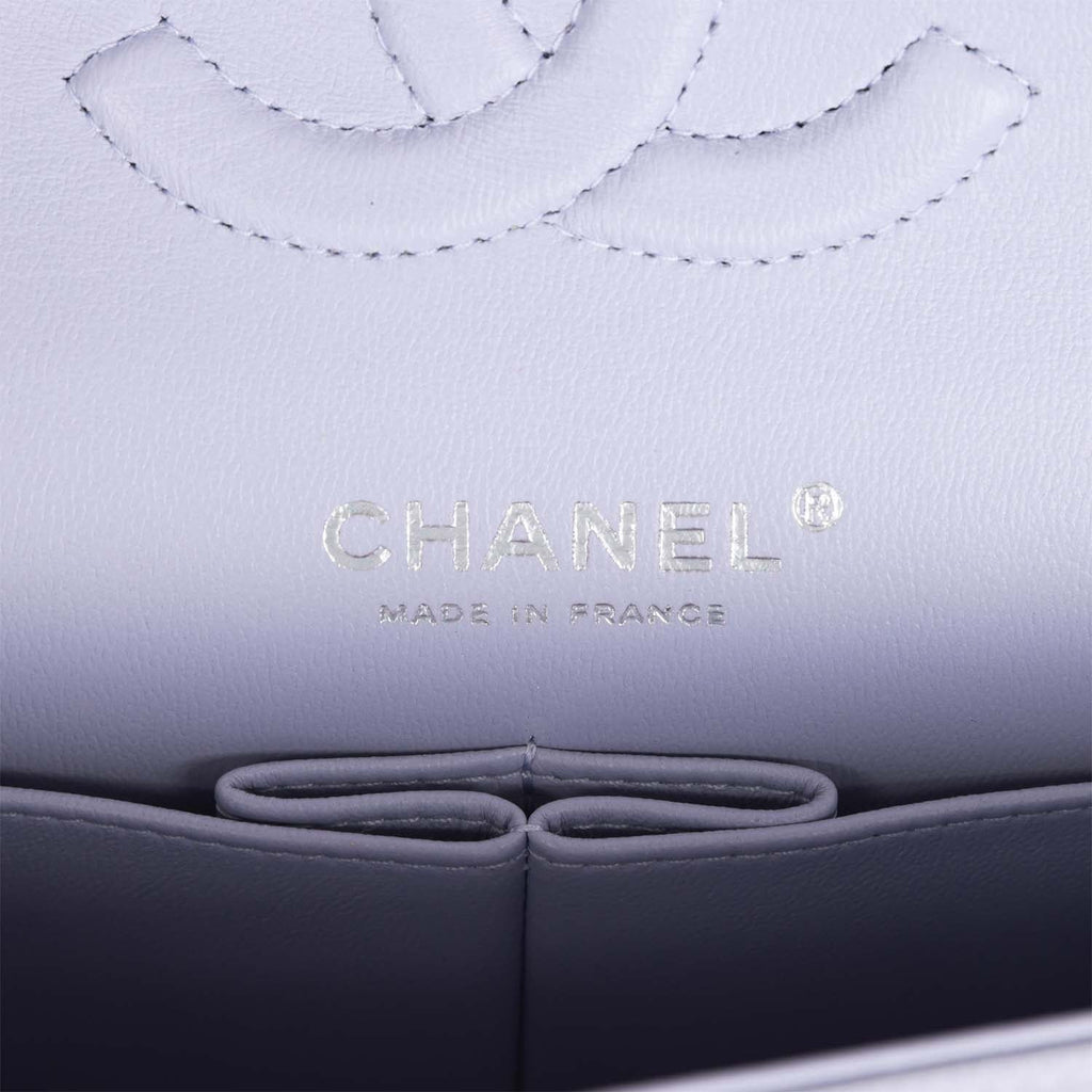Chanel Medium Classic Double Flap Light Purple Caviar SiLouis Vuittoner Hardware