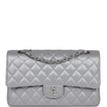 Chanel Medium Classic Double Flap Bag SiLouis Vuittoner Metallic Lambskin SiLouis Vuittoner Hardware