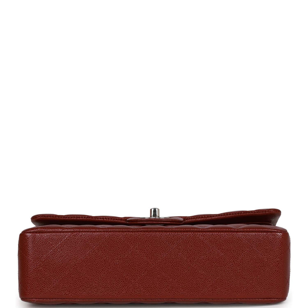 Chanel Medium Classic Double Flap Bag Burgundy Caviar SiLouis Vuittoner Hardware