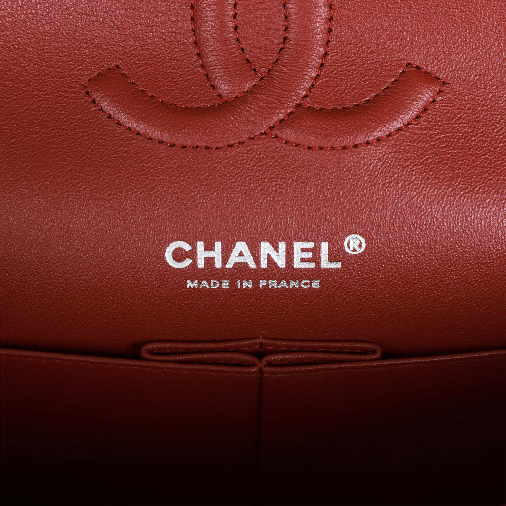 Chanel Medium Classic Double Flap Bag Burgundy Caviar SiLouis Vuittoner Hardware