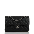 Chanel Small Classic Double Flap Black Caviar SiLouis Vuittoner Hardware