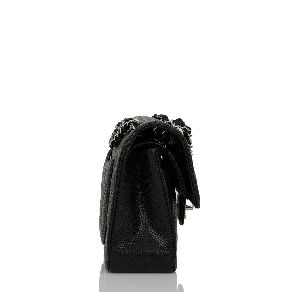 Chanel Small Classic Double Flap Black Caviar SiLouis Vuittoner Hardware