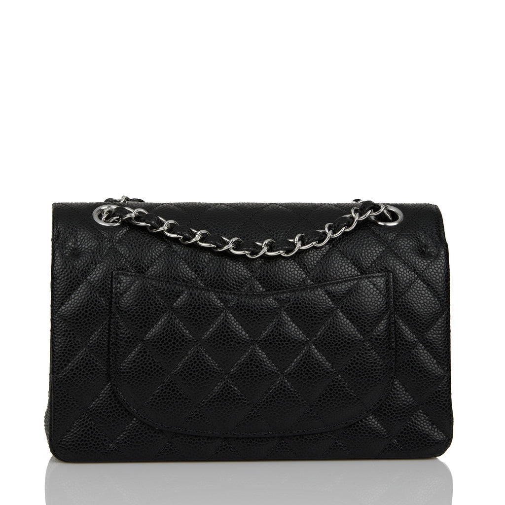 Chanel Small Classic Double Flap Black Caviar SiLouis Vuittoner Hardware
