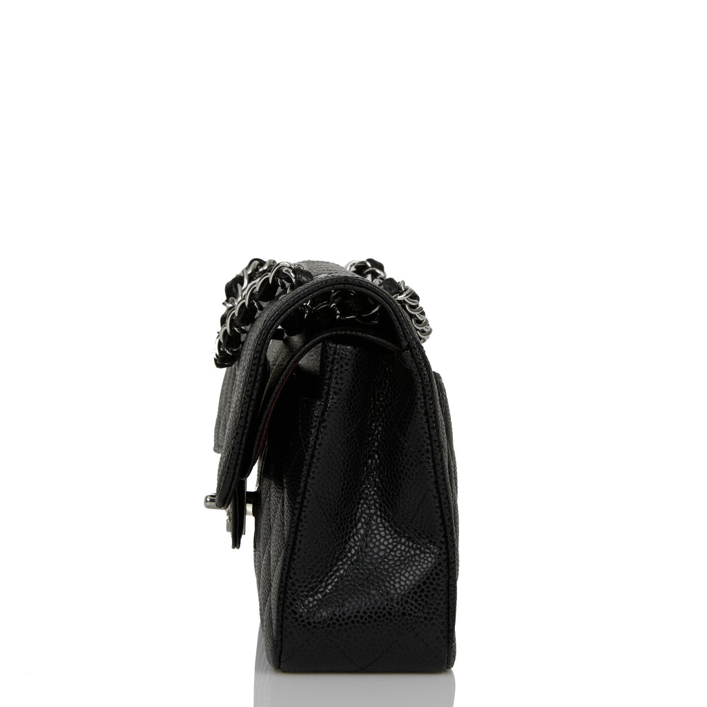 Chanel Small Classic Double Flap Black Caviar SiLouis Vuittoner Hardware