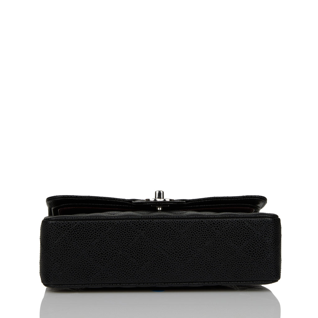 Chanel Small Classic Double Flap Black Caviar SiLouis Vuittoner Hardware