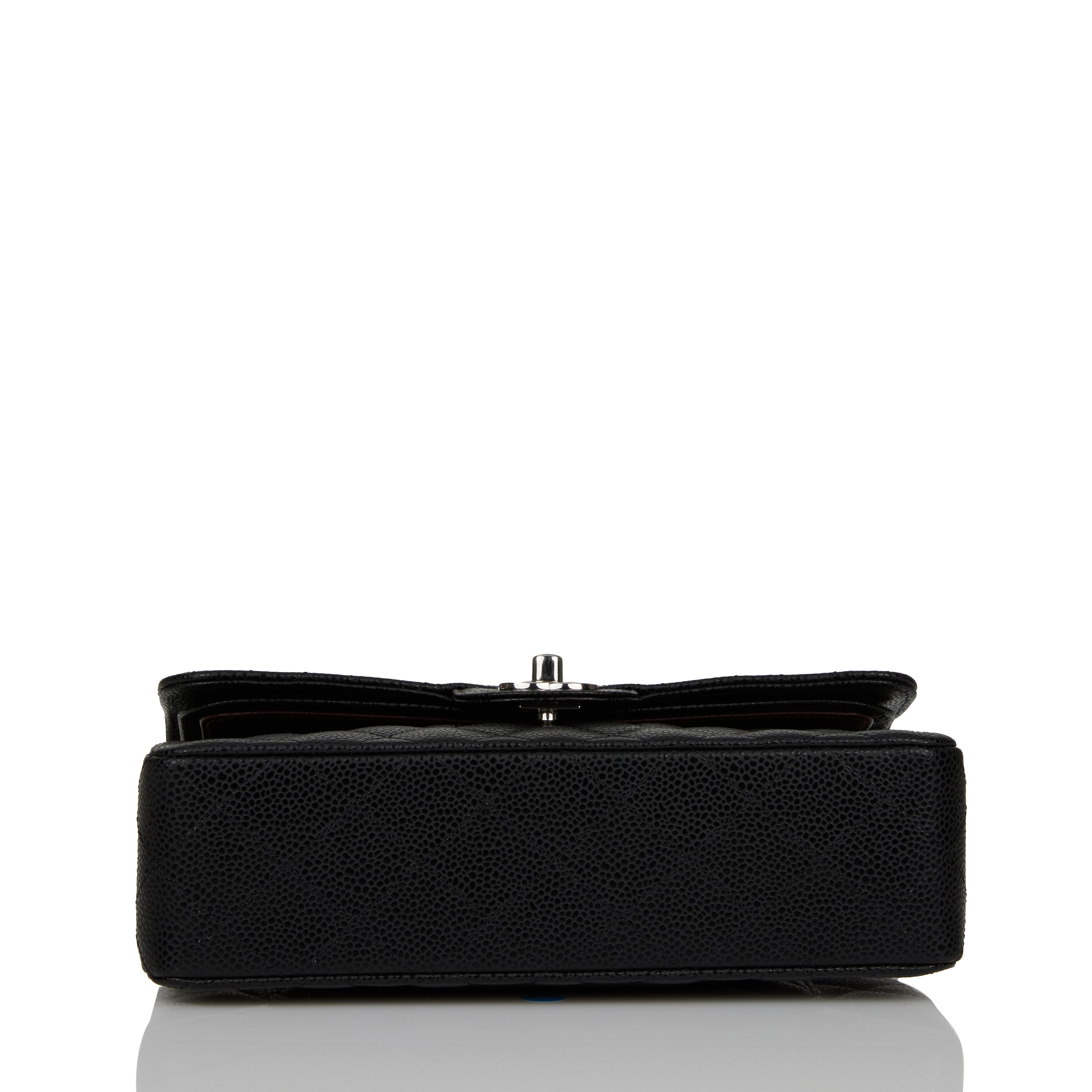 Chanel Small Classic Double Flap Black Caviar SiLouis Vuittoner Hardware