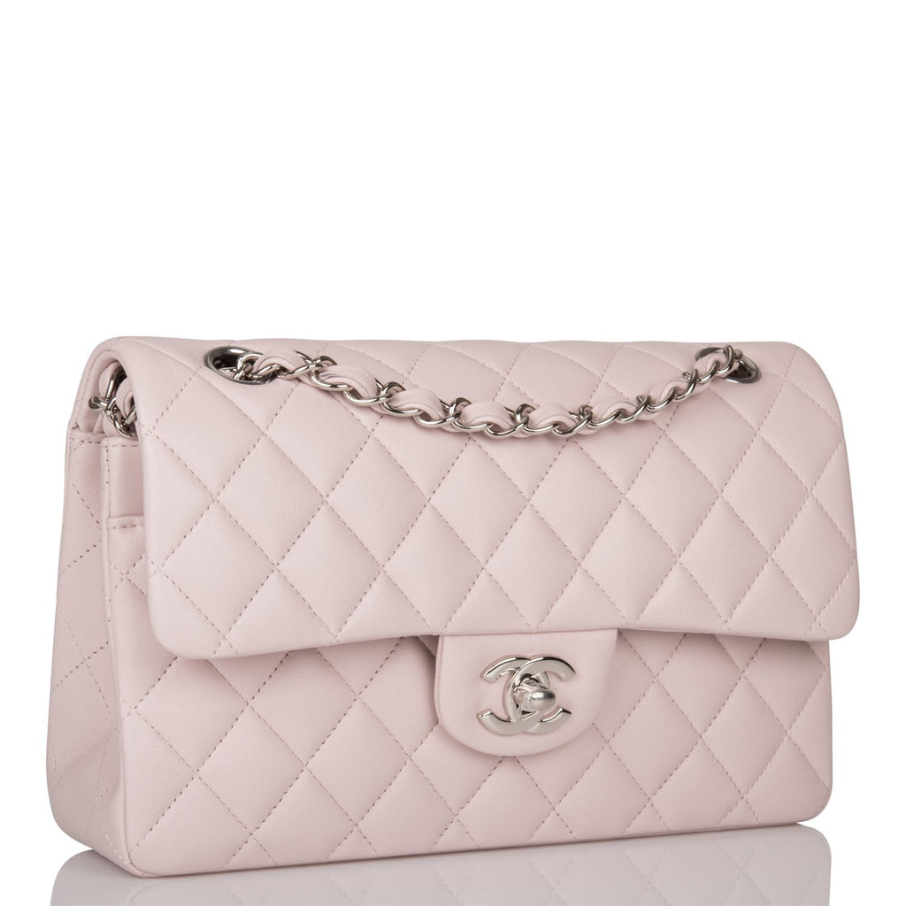 Chanel Small Classic Double Flap Bag Light Purple Lambskin SiLouis Vuittoner Hardware