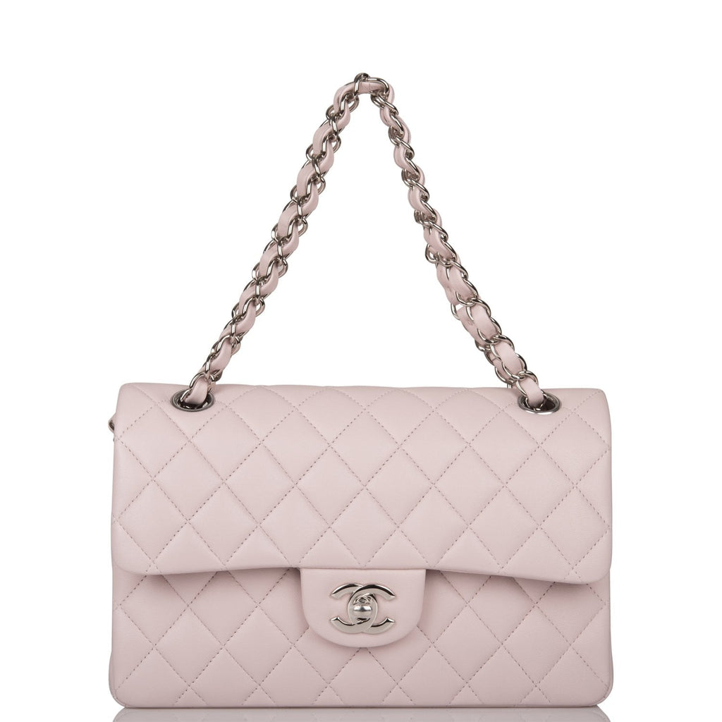 Chanel Small Classic Double Flap Bag Light Purple Lambskin SiLouis Vuittoner Hardware