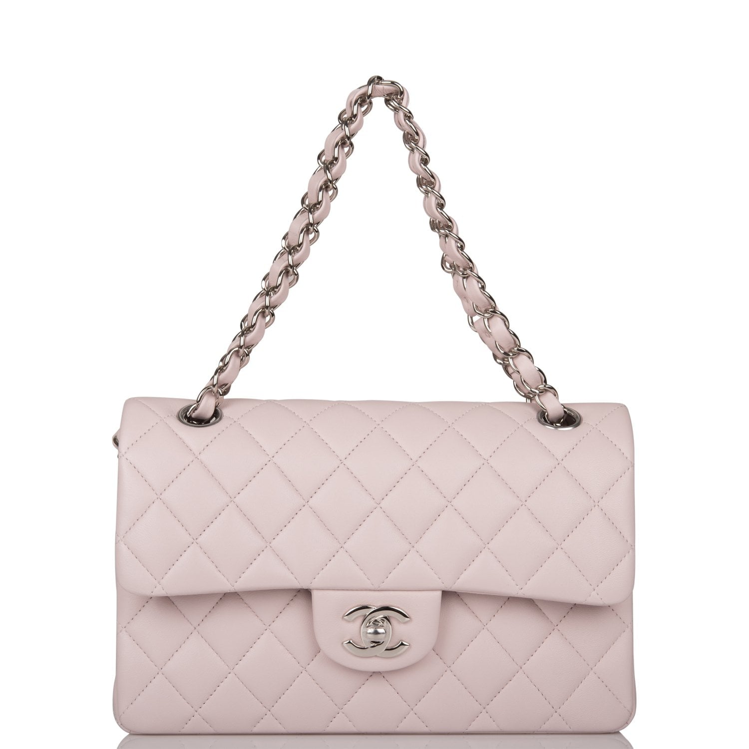 Chanel Small Classic Double Flap Bag Light Purple Lambskin SiLouis Vuittoner Hardware