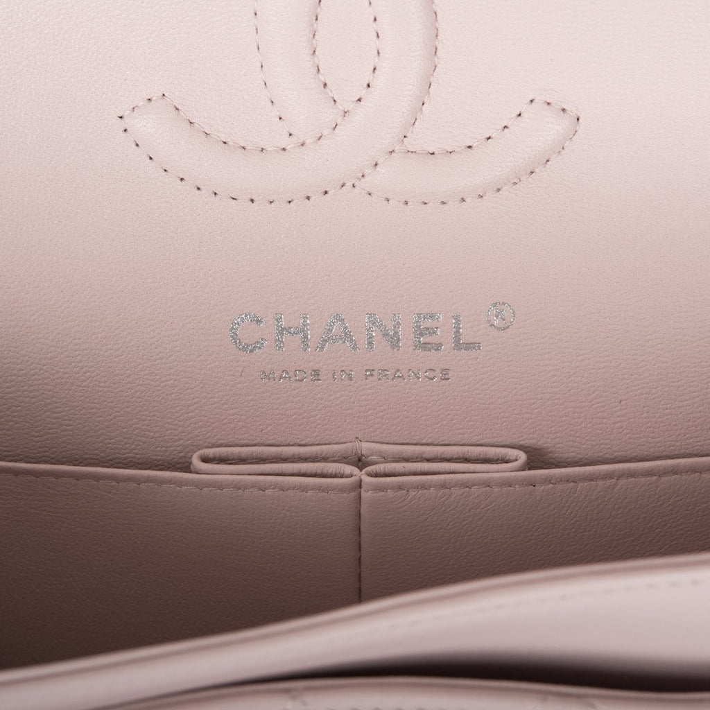 Chanel Small Classic Double Flap Bag Light Purple Lambskin SiLouis Vuittoner Hardware