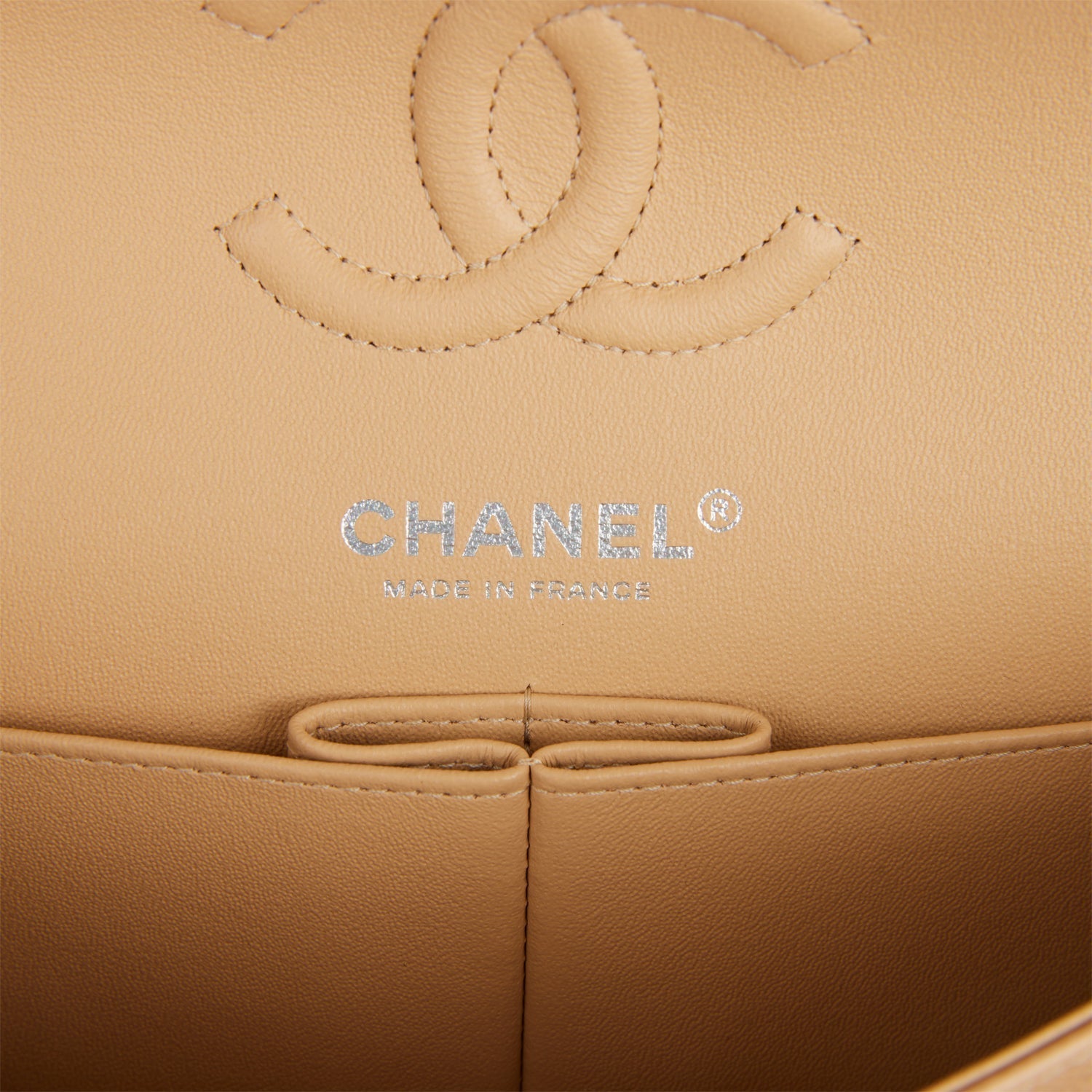 Chanel Small Classic Double Flap Bag Beige Caviar SiLouis Vuittoner Hardware