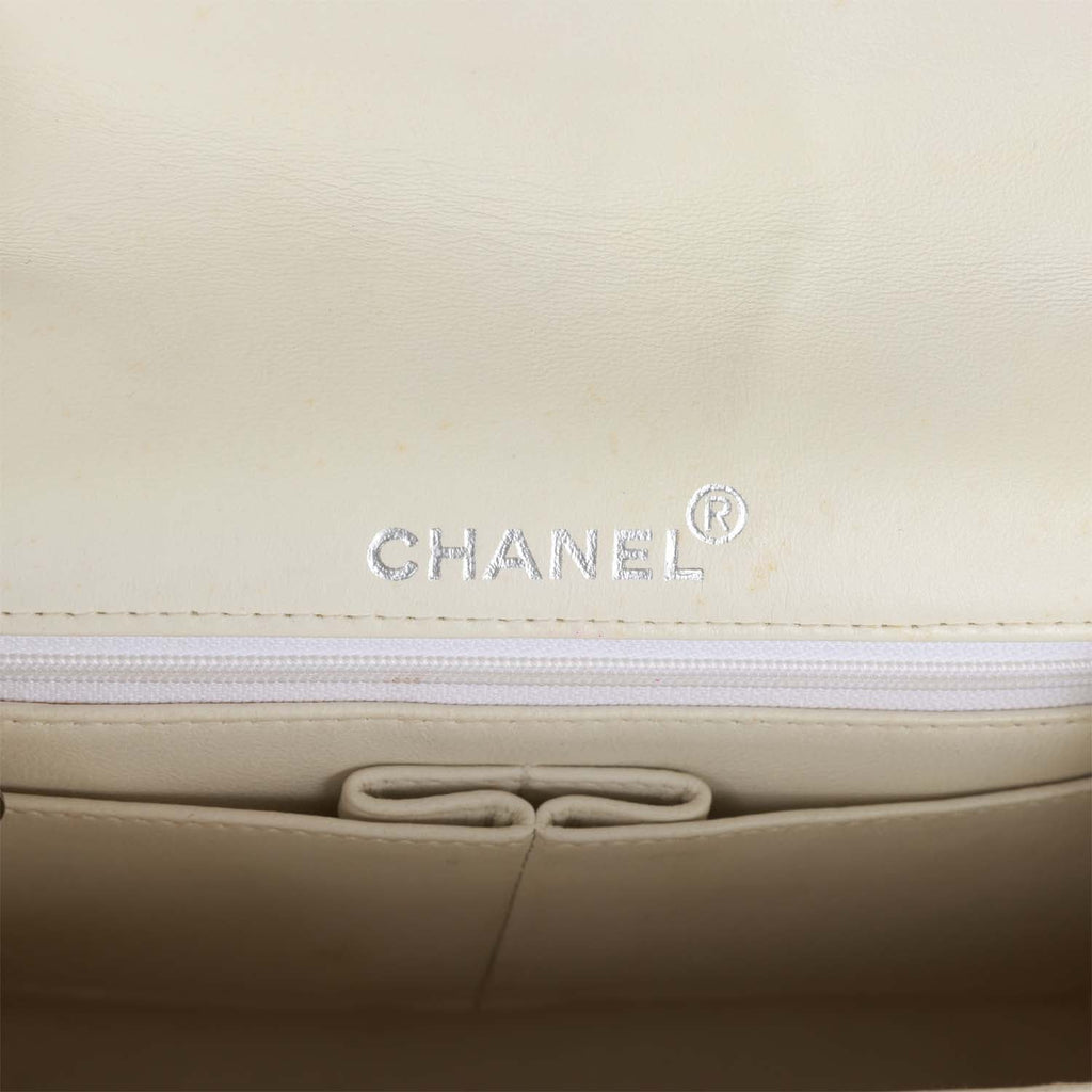Vintage Chanel Classic Mini Flap Bag Pink Tweed SiLouis Vuittoner Hardware