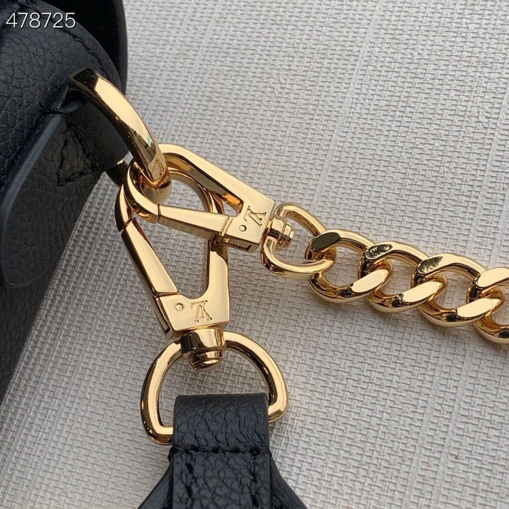 Louis Vuitton Lockme Tender Bag Black For Women, WomenÃƒÂ¢Ã¢â€šÂ¬Ã¢â€žÂ¢s Handbags, Shoulder And Crossbody Bags 7.5in/19cm Louis Vuitton M58557