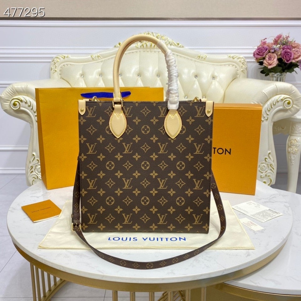 Louis Vuitton Sac Plat PM Monogram Canvas For Women, Women’s Handbags, Shoulder And Crossbody Bags 11.8in/30cm Louis Vuitton M45848