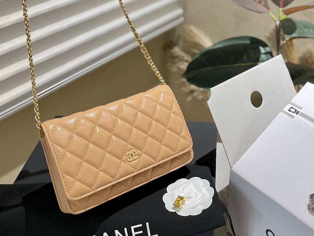 Chanel CHL WALLET ON CHAIN WOC BEIGE 19CM