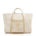 Chanel Boucle Lurex Deauville Medium Tote