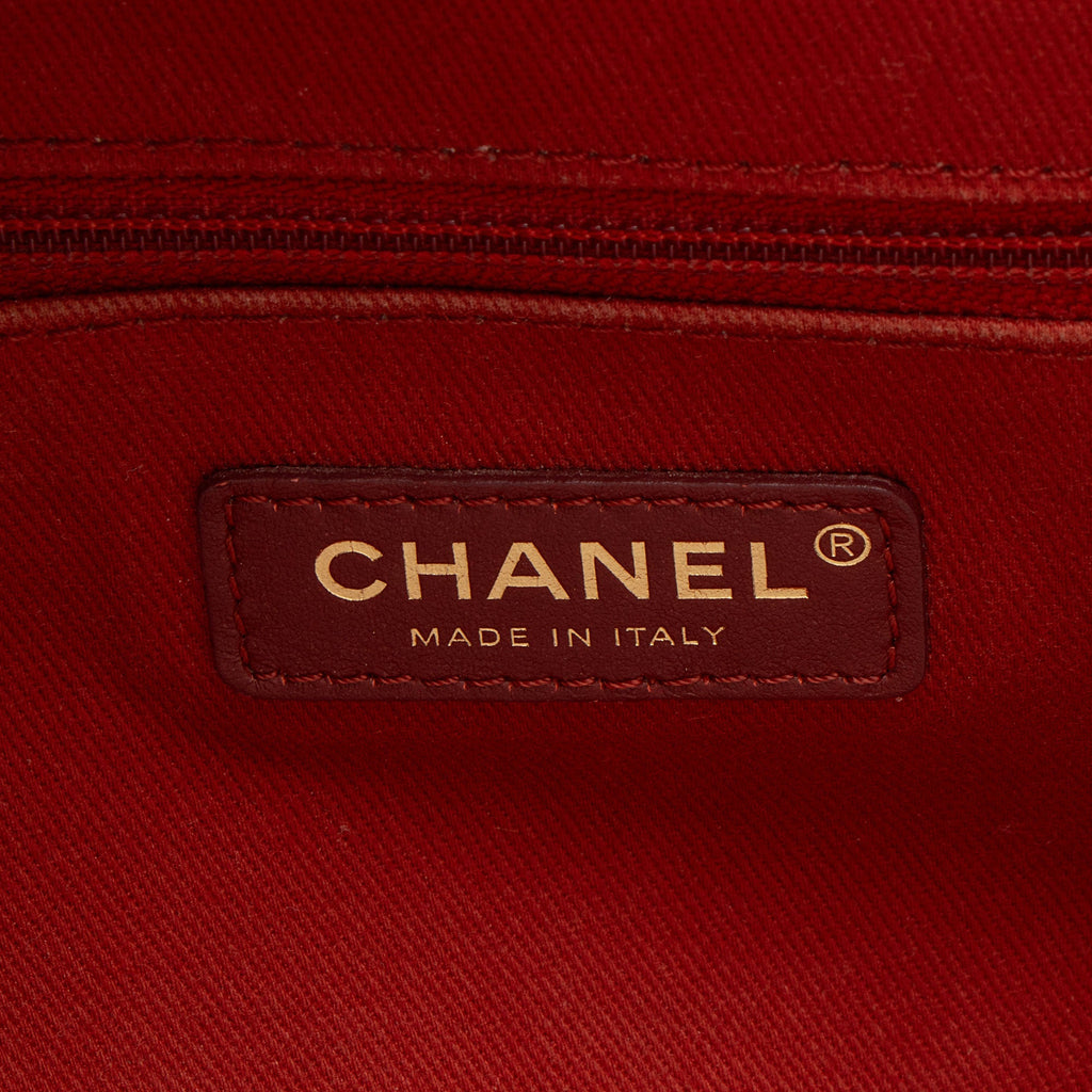 Chanel Boucle Lurex Deauville Medium Tote