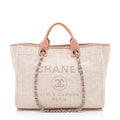 Chanel Boucle Lurex Deauville Medium Tote