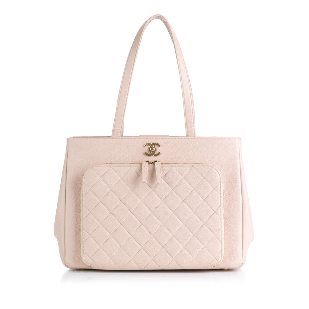 Chanel Business Affinity Shopping Tote (SHG-EyLflr)
