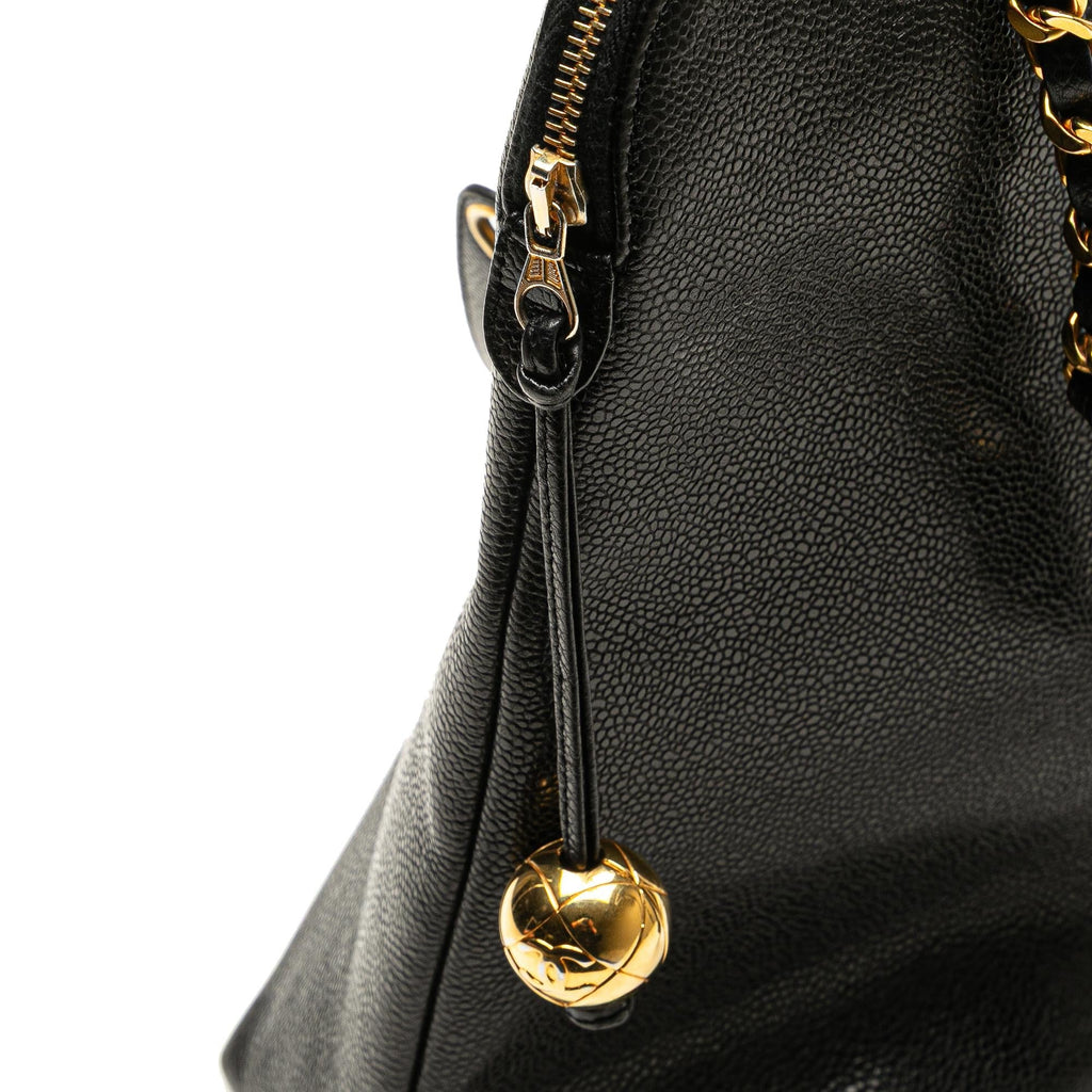 Chanel CC Caviar Chain Tote