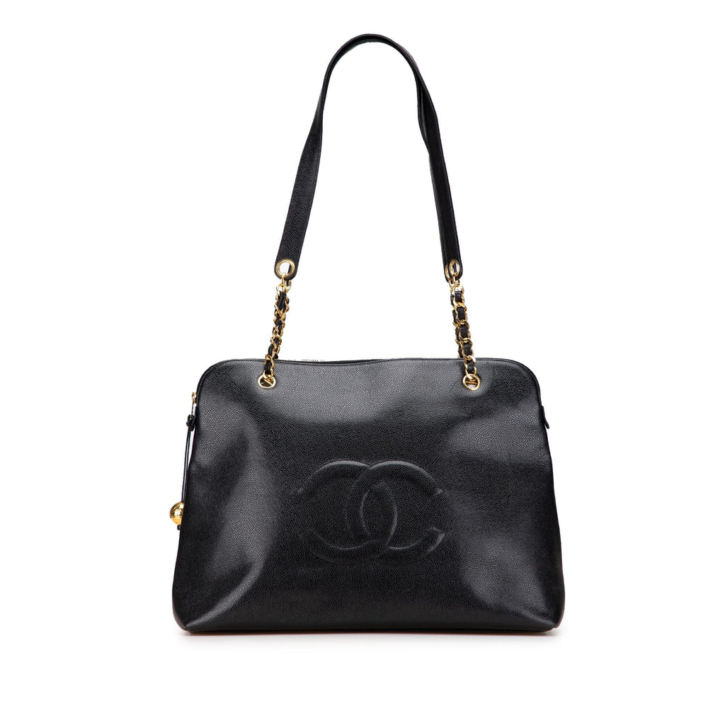 Chanel CC Caviar Chain Tote