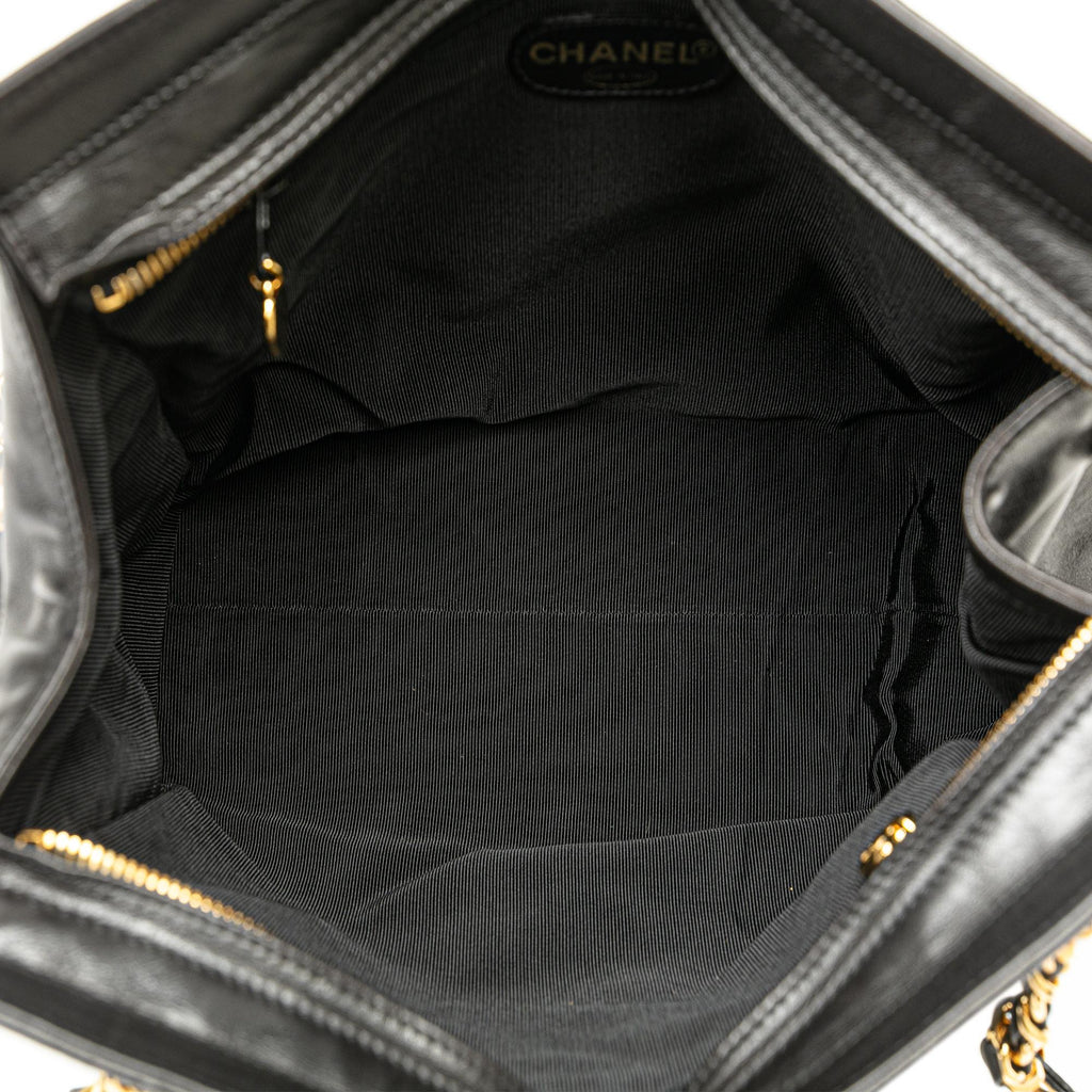 Chanel CC Lambskin Chain Tote (SHG-1z47sq)