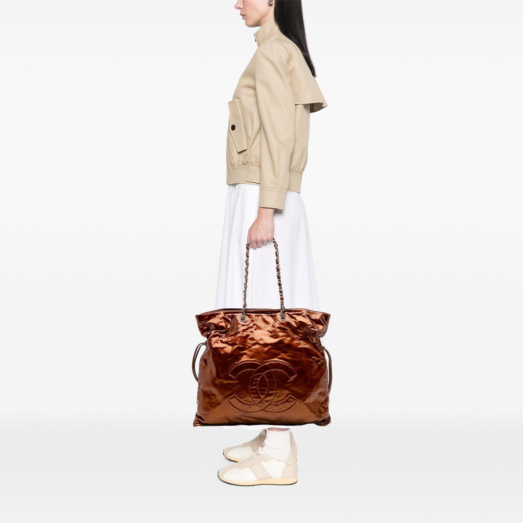 Chanel CC Metallic 1:1 Rep Bonbons Tote