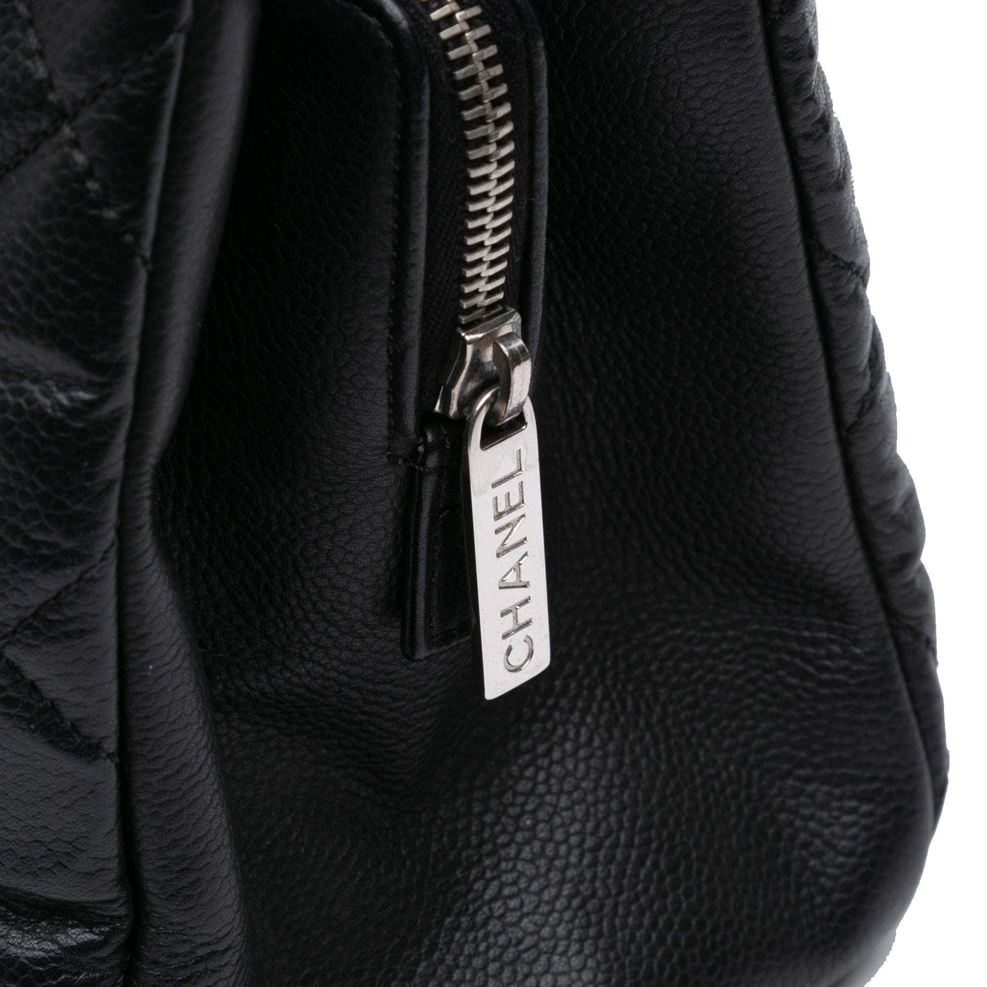 Chanel CC Quilted Caviar Soft Tote