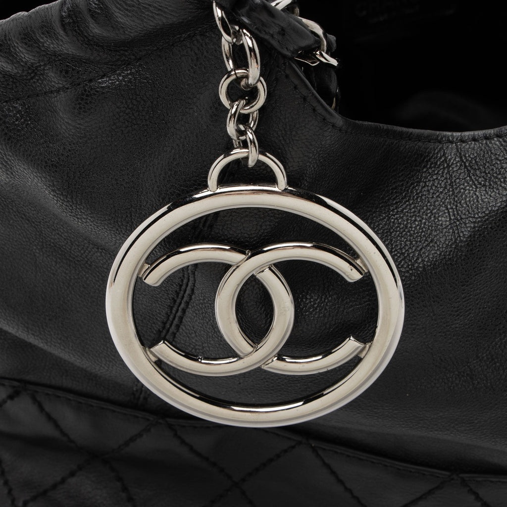 Chanel Calfskin Petit Cocos Cabas Shopper Tote
