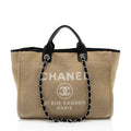 Chanel Canvas Deauville Medium Tote (SHF-SYyjAd)