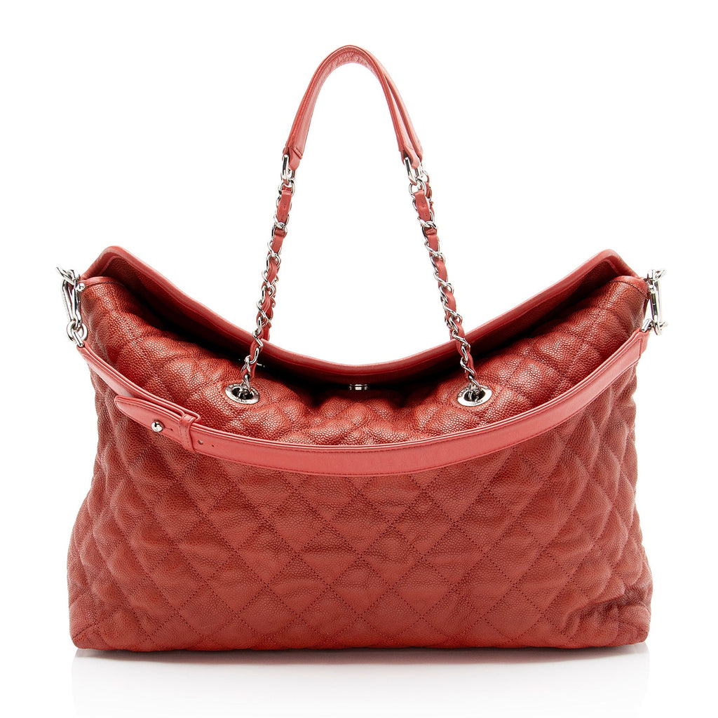 Chanel Caviar Leather French Riviera Tote
