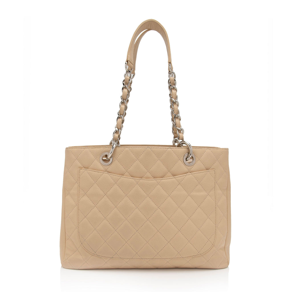 Chanel Caviar Leather Grand Shopping Tote (SHF-x73usl)