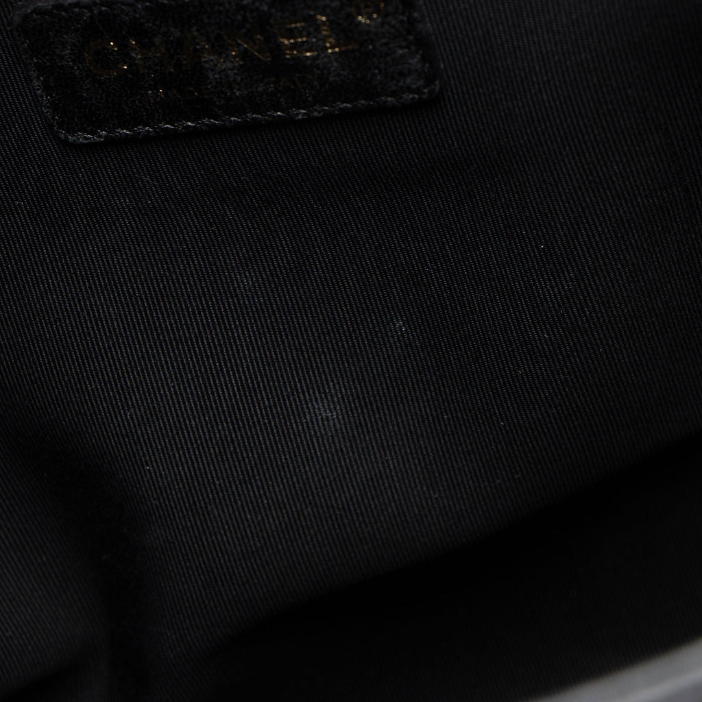 Chanel Caviar Leather In Out Flap Shopping Tote