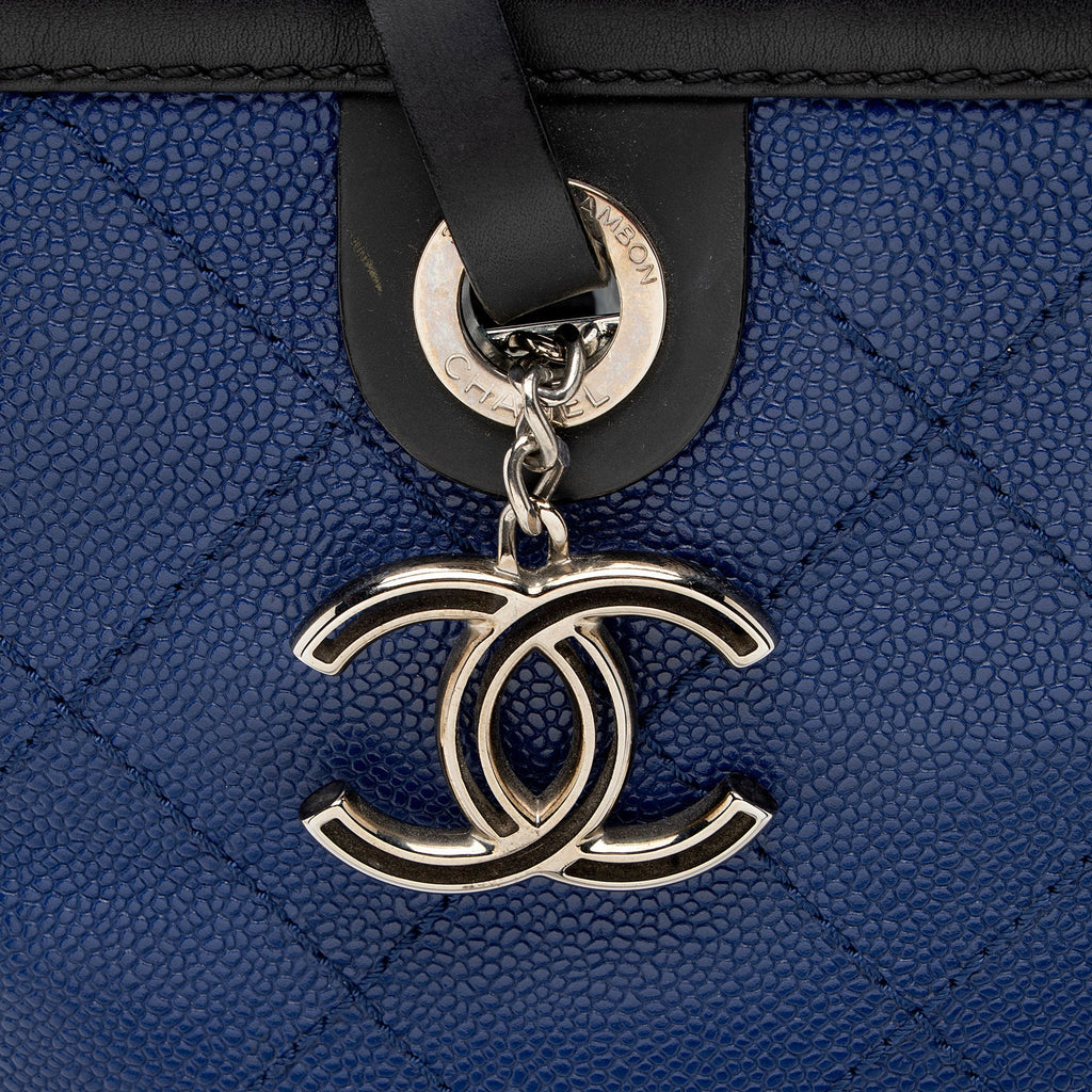 Chanel Caviar Leather Shopping Fever Small Tote