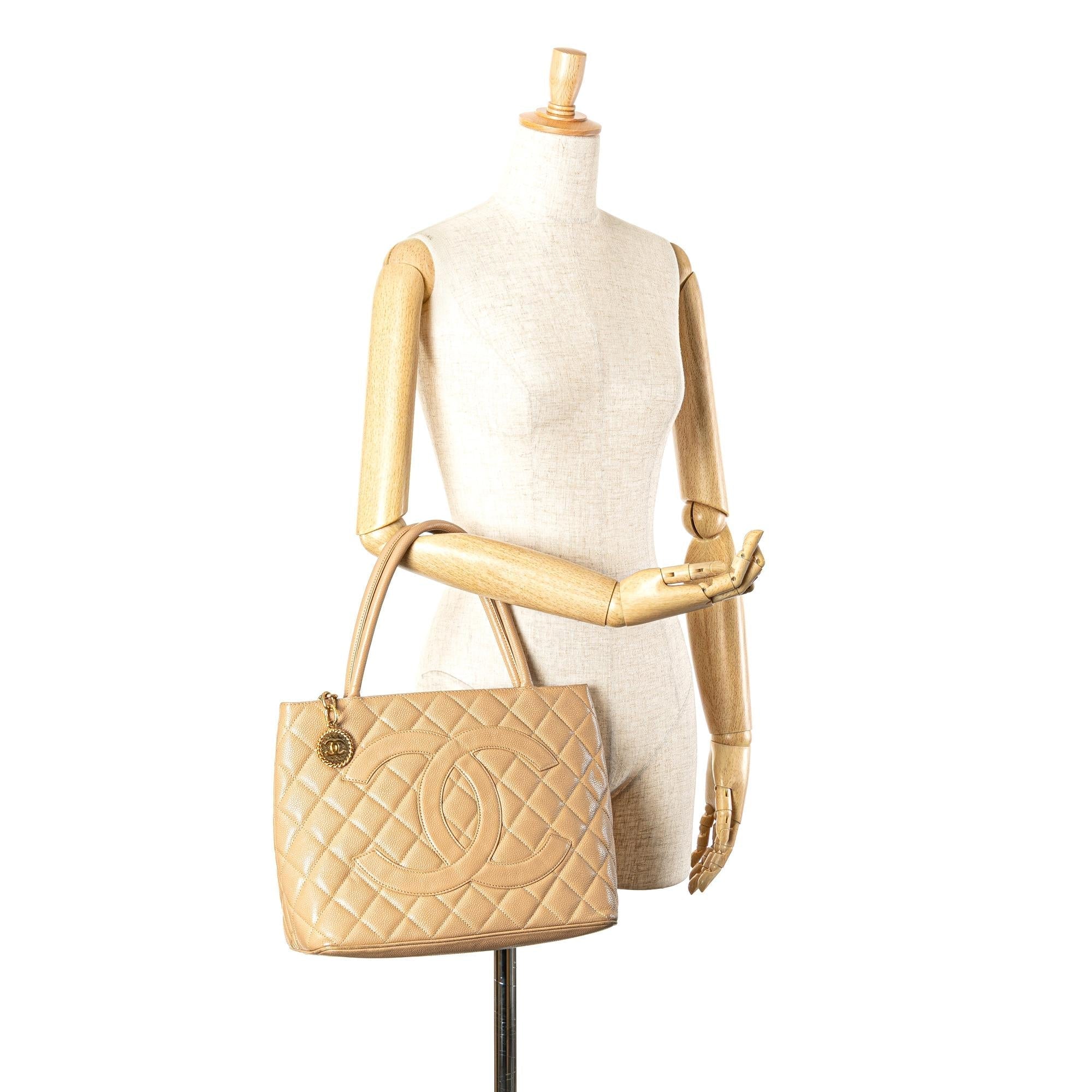 Chanel Caviar Medallion Tote