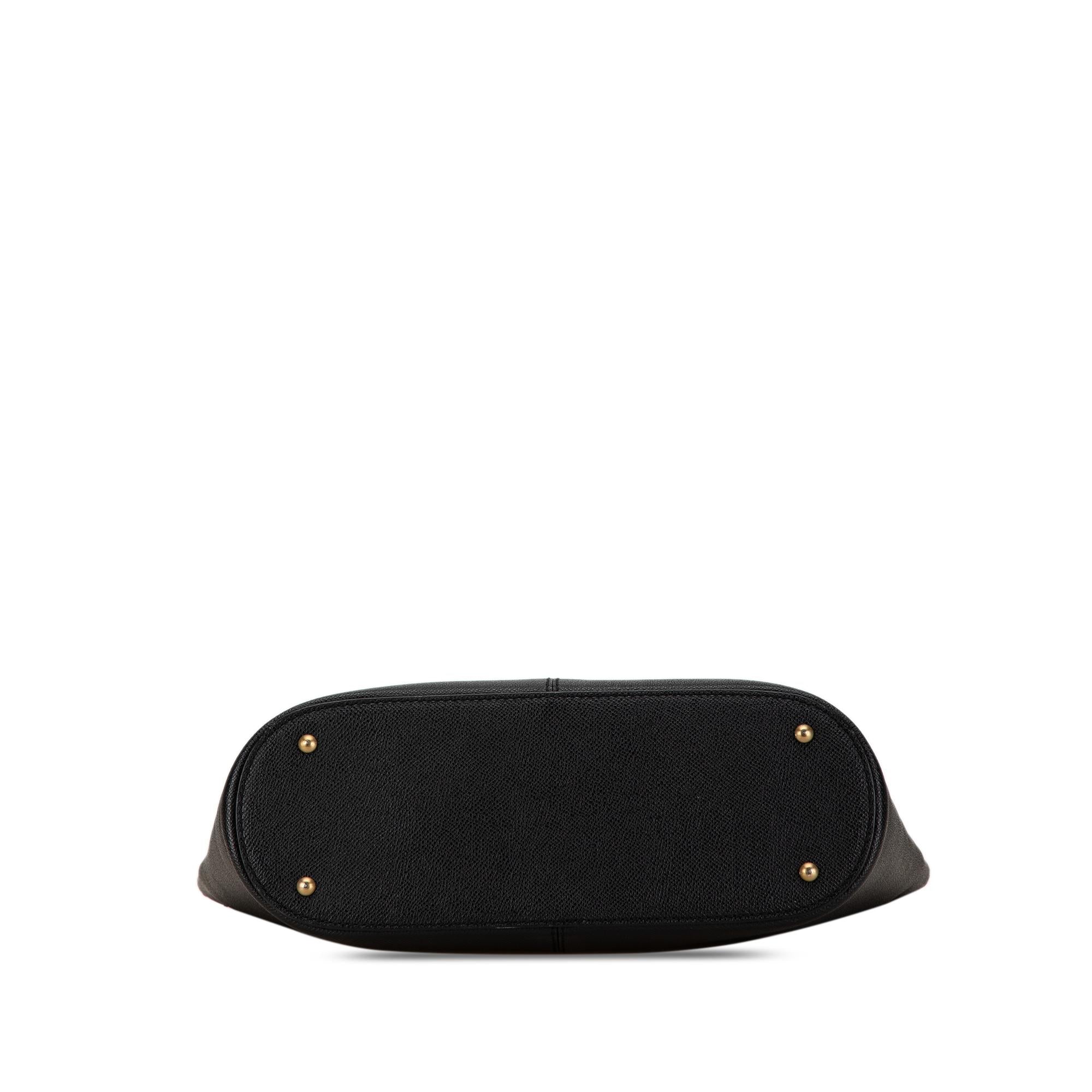 Chanel Caviar Tortoise Top Handle Tote