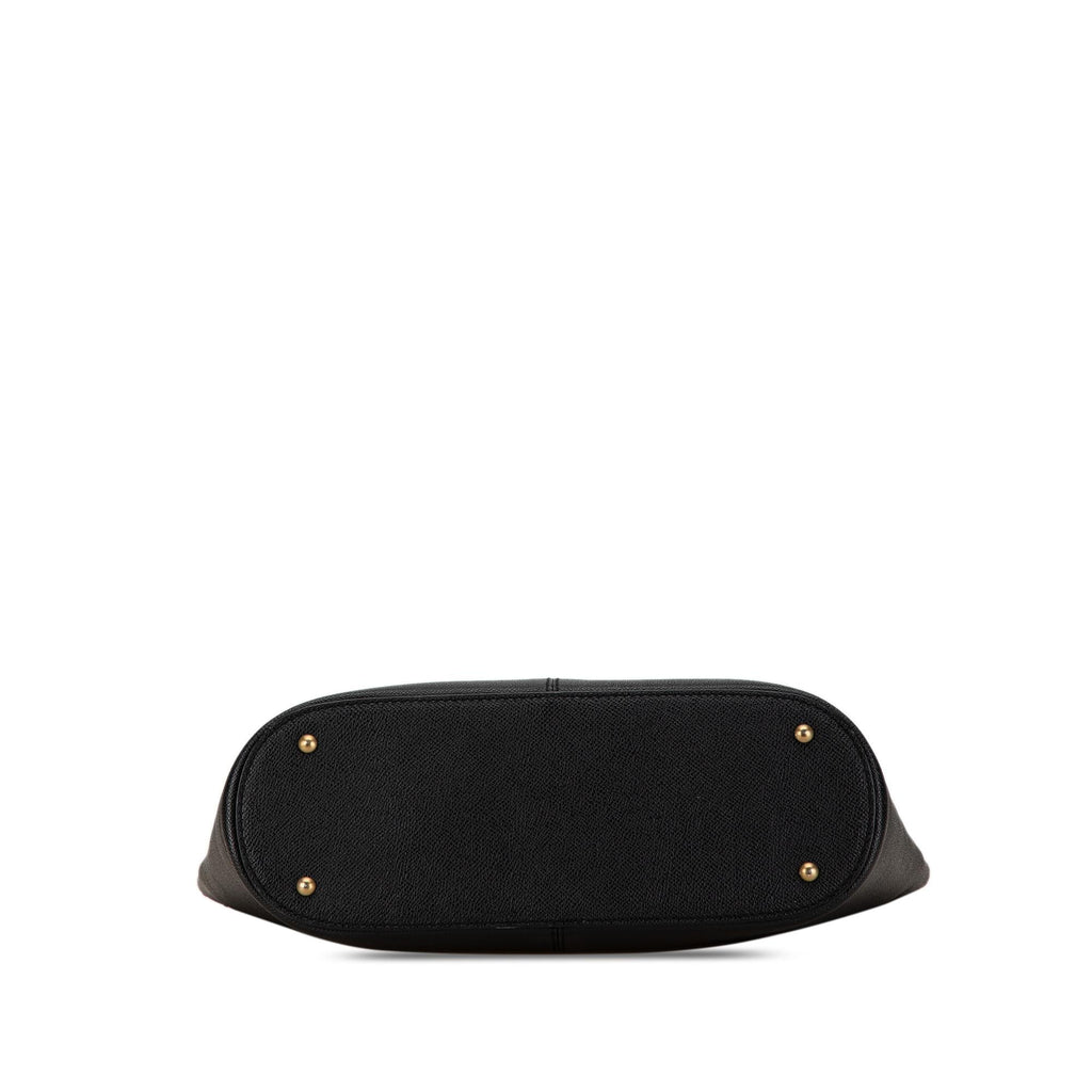 Chanel Caviar Tortoise Top Handle Tote