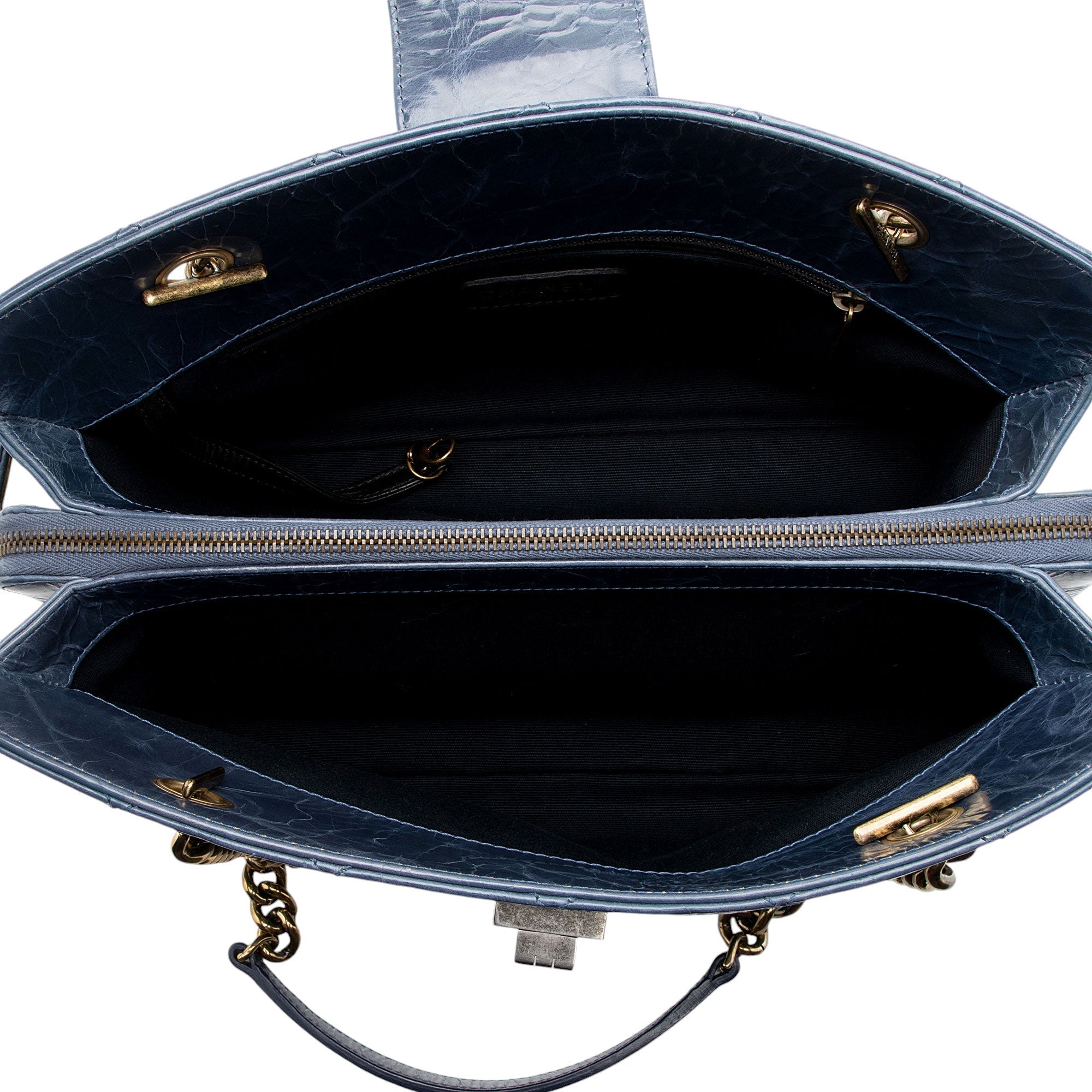 Chanel Glazed Calfskin Reissue Small Tote (SHF-NdQ2KU)