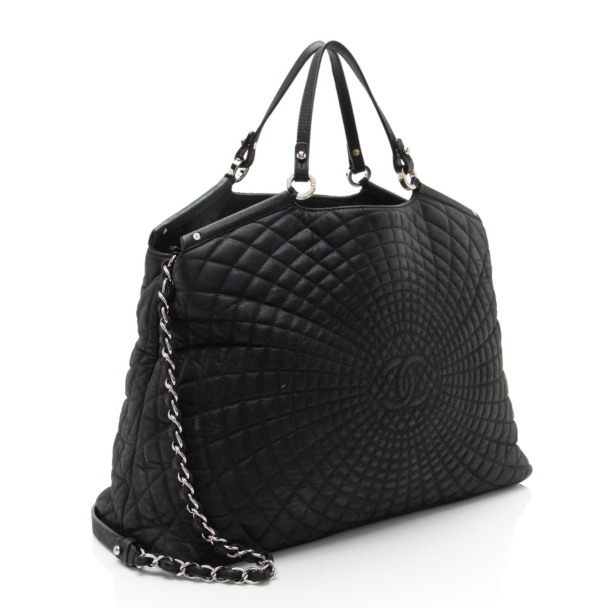 Chanel Iridescent Calfskin Leather Sea Hit Large Tote