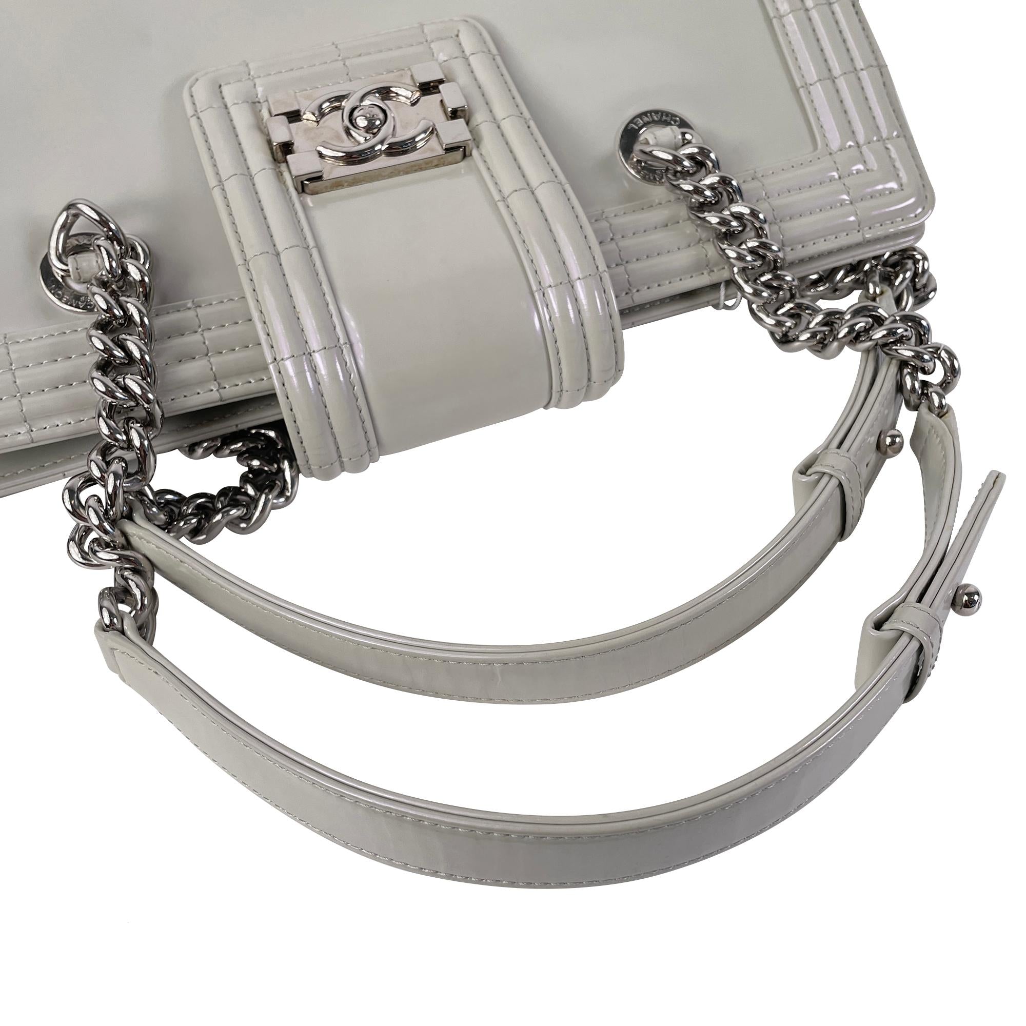 Chanel Iridescent 1:1 Rep Boy Reverso Shopping Tote (SHG-zcc1Jm)