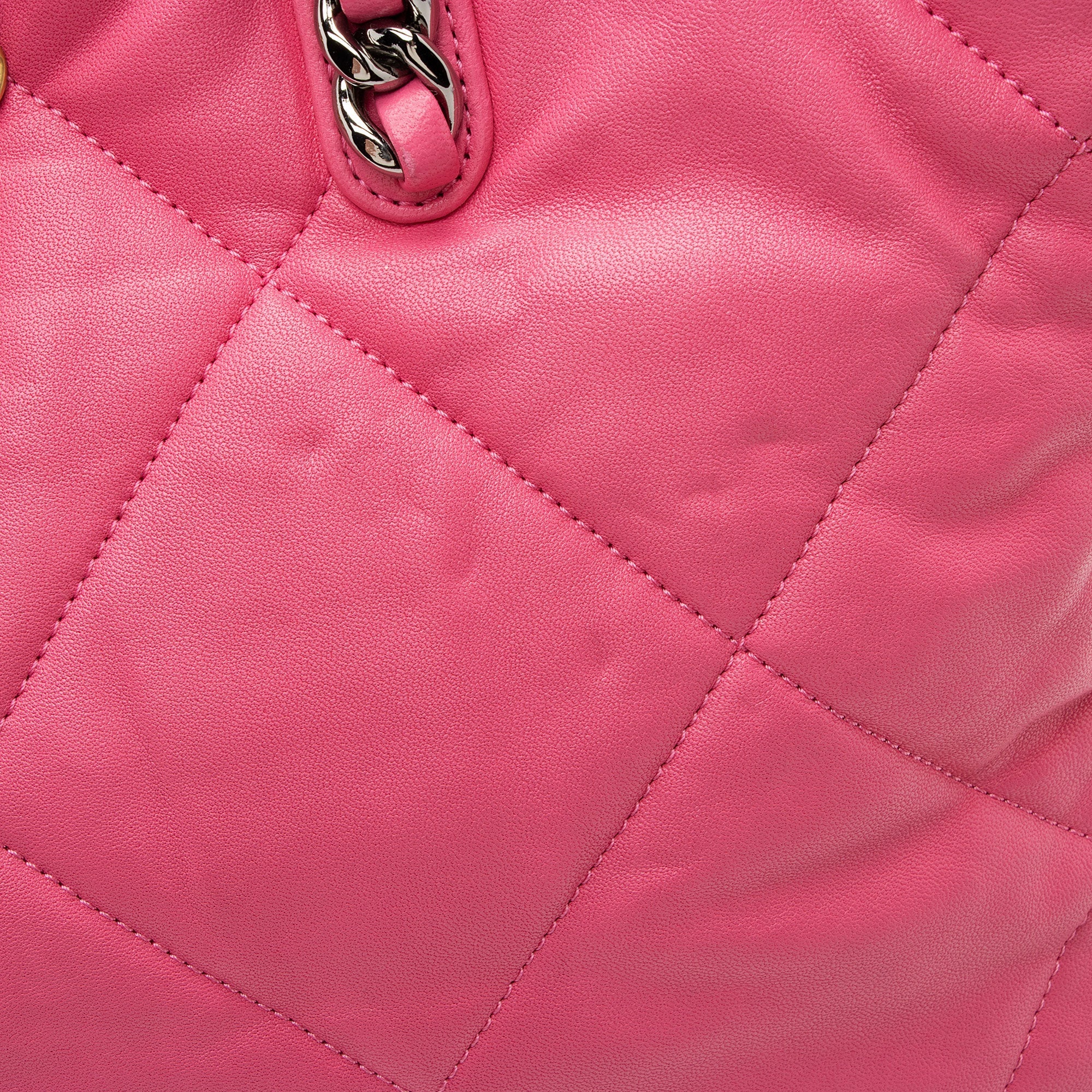 Chanel Lambskin 19 East/West Shopping Tote