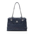 Chanel Lambskin 3 Accordion Shopping Tote