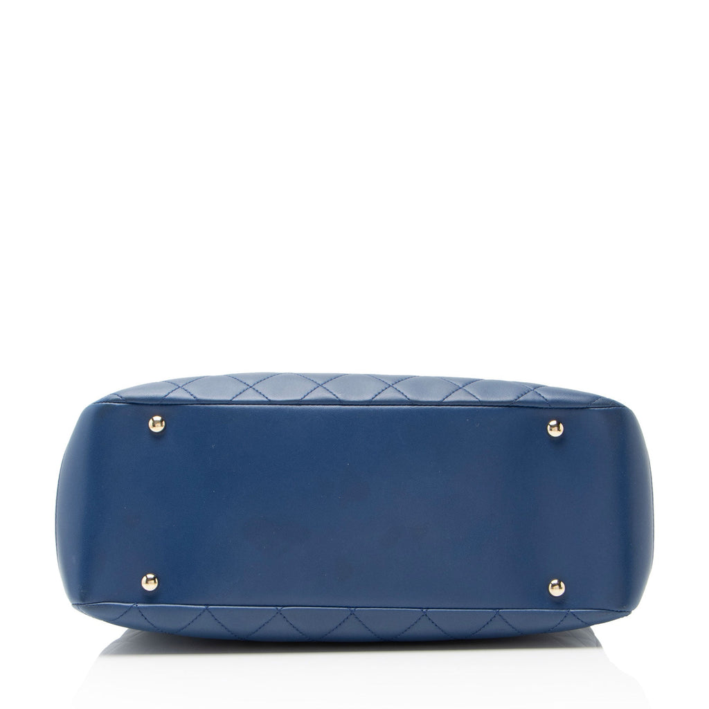 Chanel Lambskin Carry Chic Shopping Tote