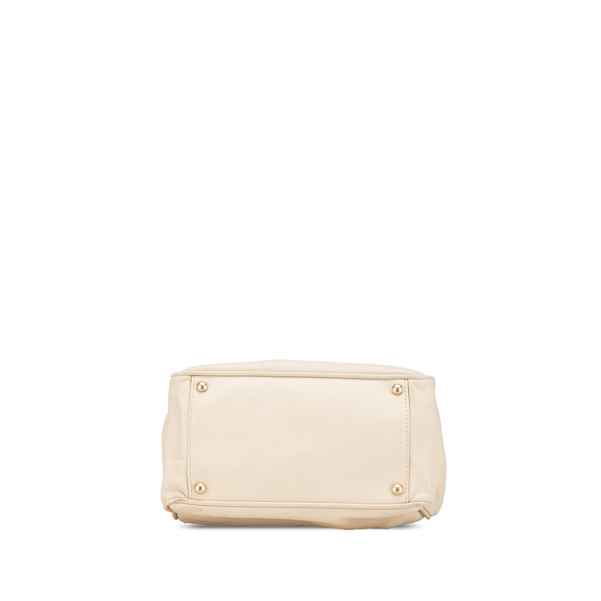 Chanel Lambskin Logo Camellia Tote