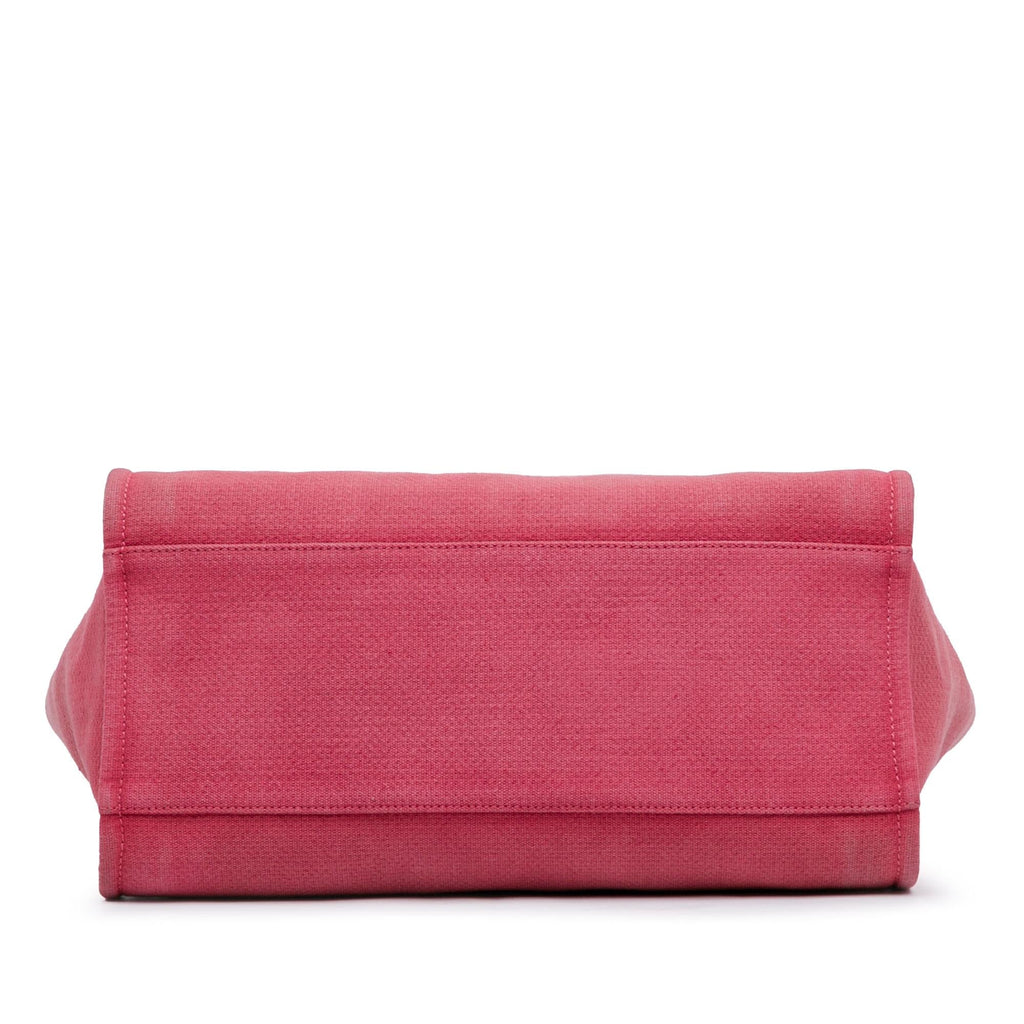 Chanel Large Canvas Deauville Tote (SHG-OpY8VZ)
